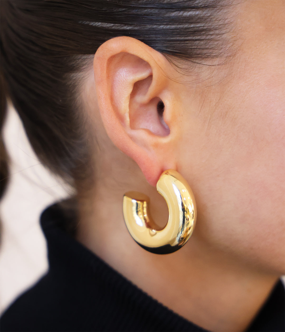 Boucles d'oreilles Amande (Acier)