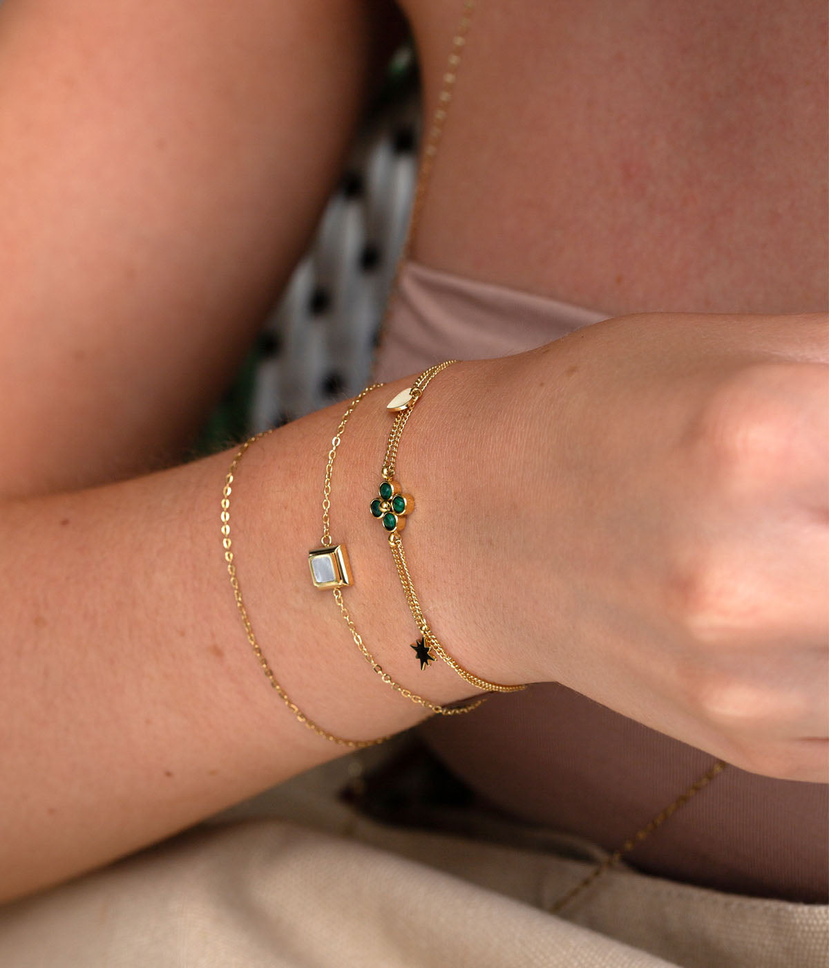 Bracelet Mint (Acier doré)
