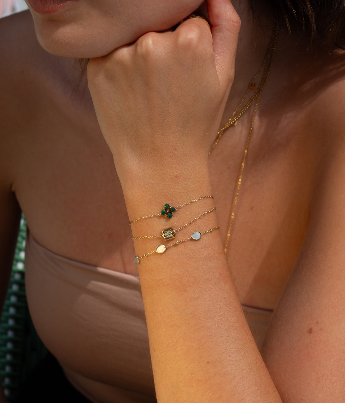 Bracelet Mint (Acier doré)