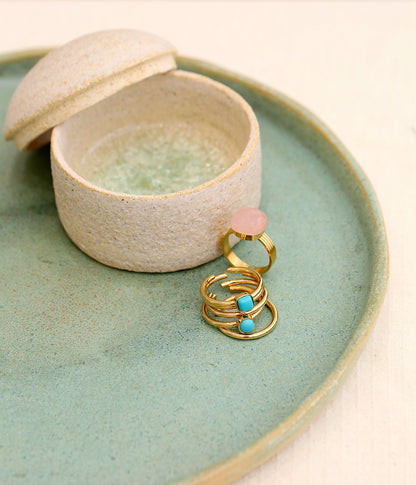 Bague Cassandra (Acier doré)