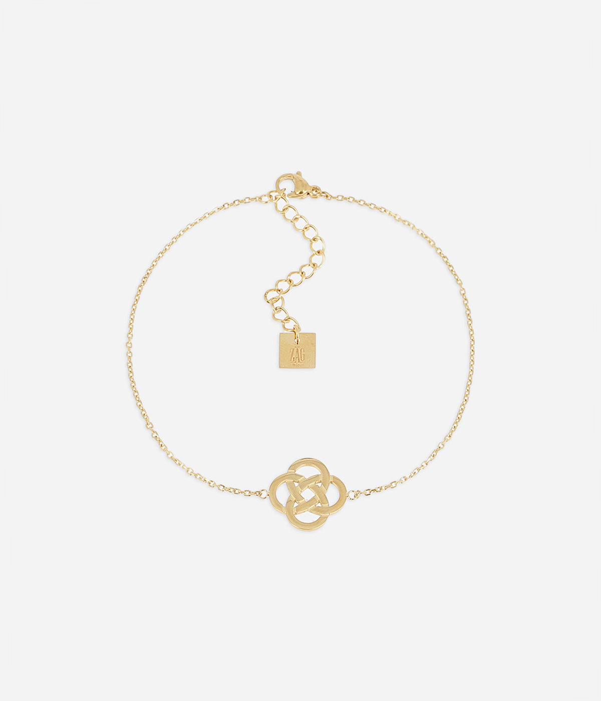 Chaîne de cheville Infini (Acier doré)