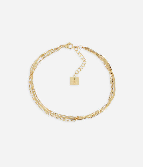 Chaîne de cheville Naya (Acier doré)