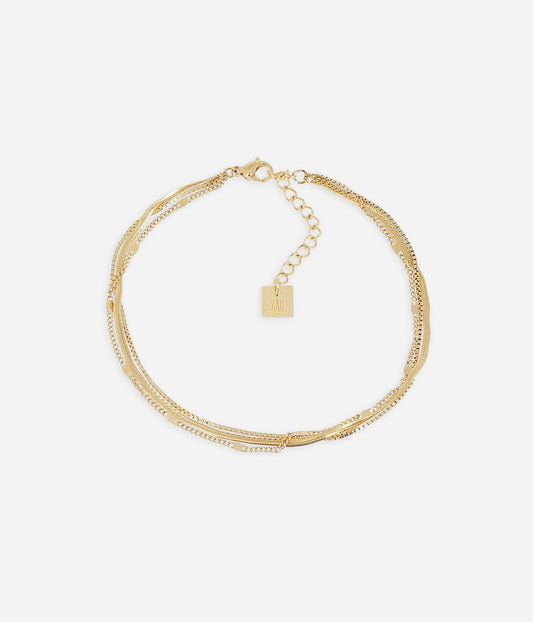 Chaîne de cheville Naya (Acier doré)