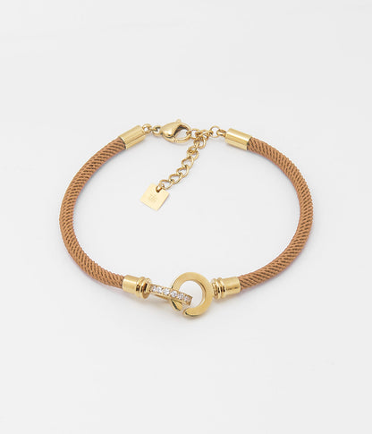 Bracelet Tassy (Acier doré)