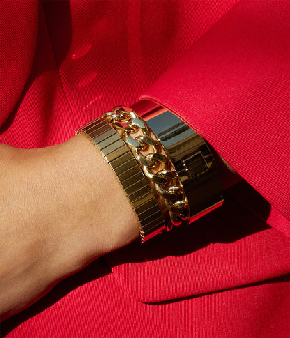 Bracelet Merez (Acier doré)