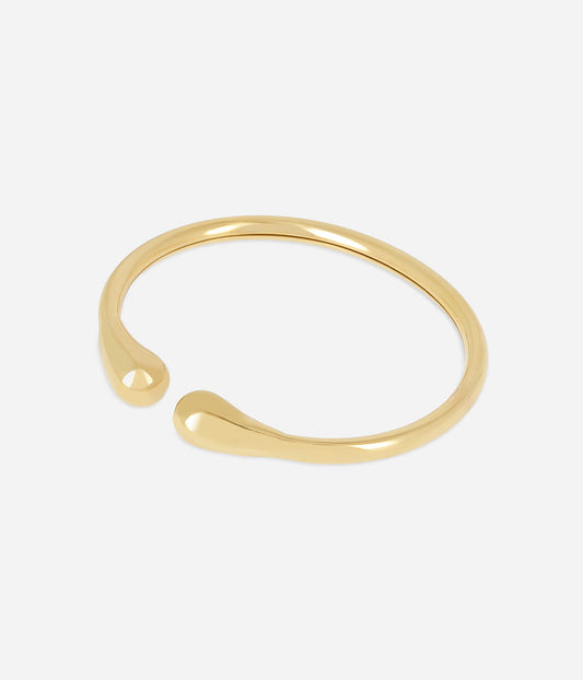 Bracelet Jonc Lalie (Acier doré)