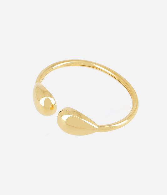 Bracelet Jonc Teru (Acier doré)