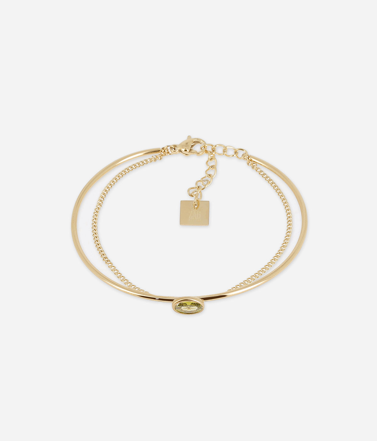 Bracelet Jonc Ricci (Acier doré)