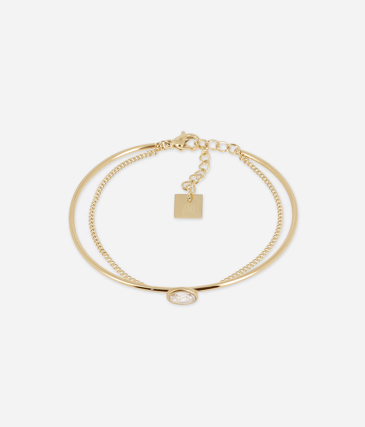 Bracelet Jonc Ricci (Acier doré)