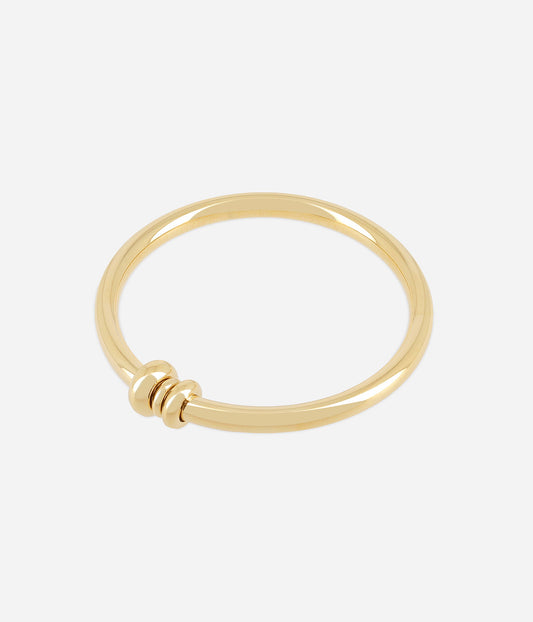 Bracelet Jonc Alfred (Acier doré)
