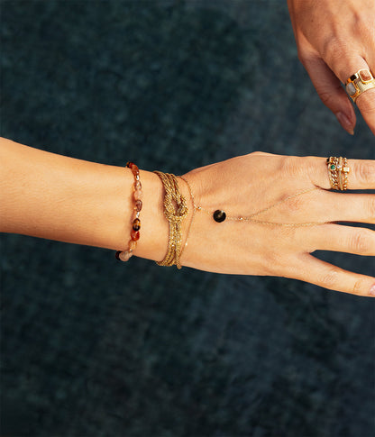 Bracelet Mariette (Acier doré)