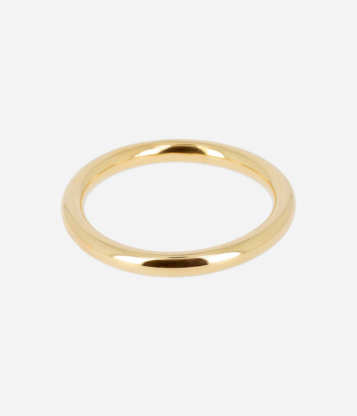 Bracelet Jonc Stormy (Acier doré)