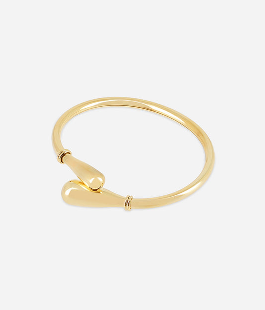 Bracelet Jonc Olaline (Acier doré)