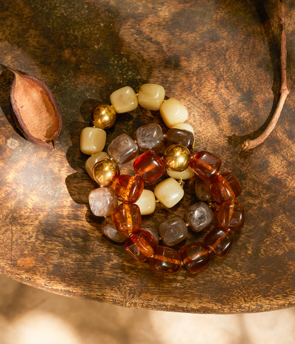 Bracelet Oedipe (Acier doré)