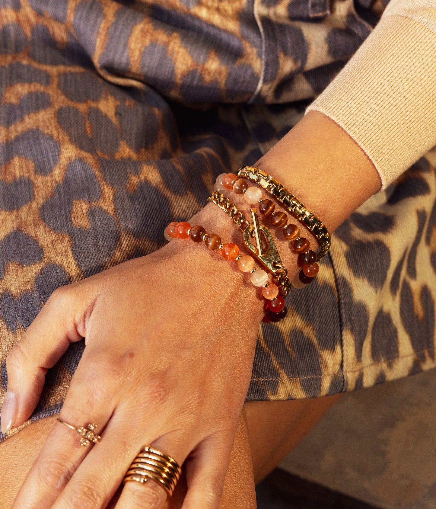 Bracelet Haido (Acier doré)