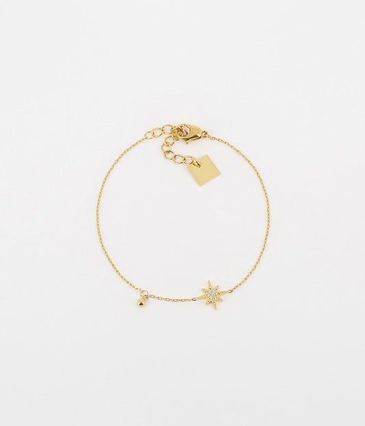 Bracelet Newton (Acier doré)