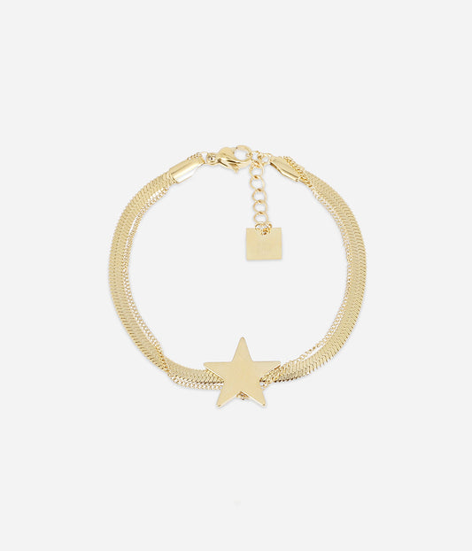 Bracelet Ueda (Acier doré)