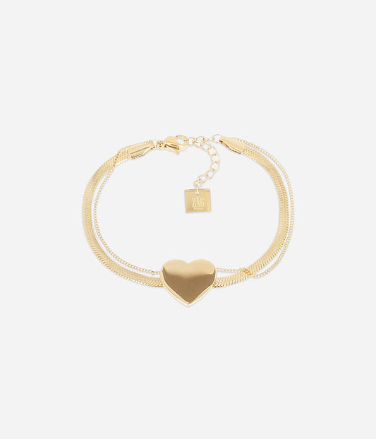 Bracelet Juza (Acier doré)