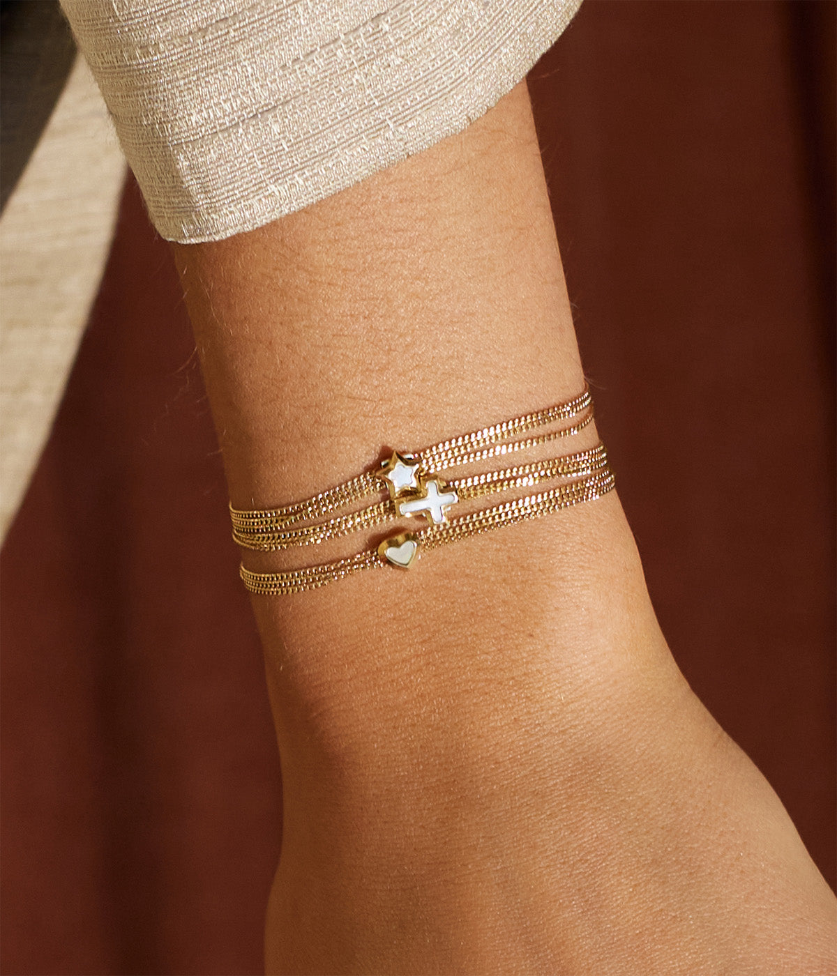 Bracelet Cintra (Acier doré)
