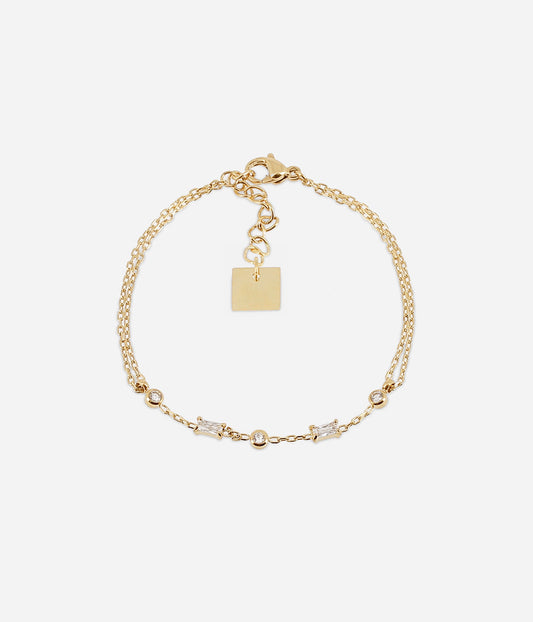 Bracelet Athis (Acier doré)