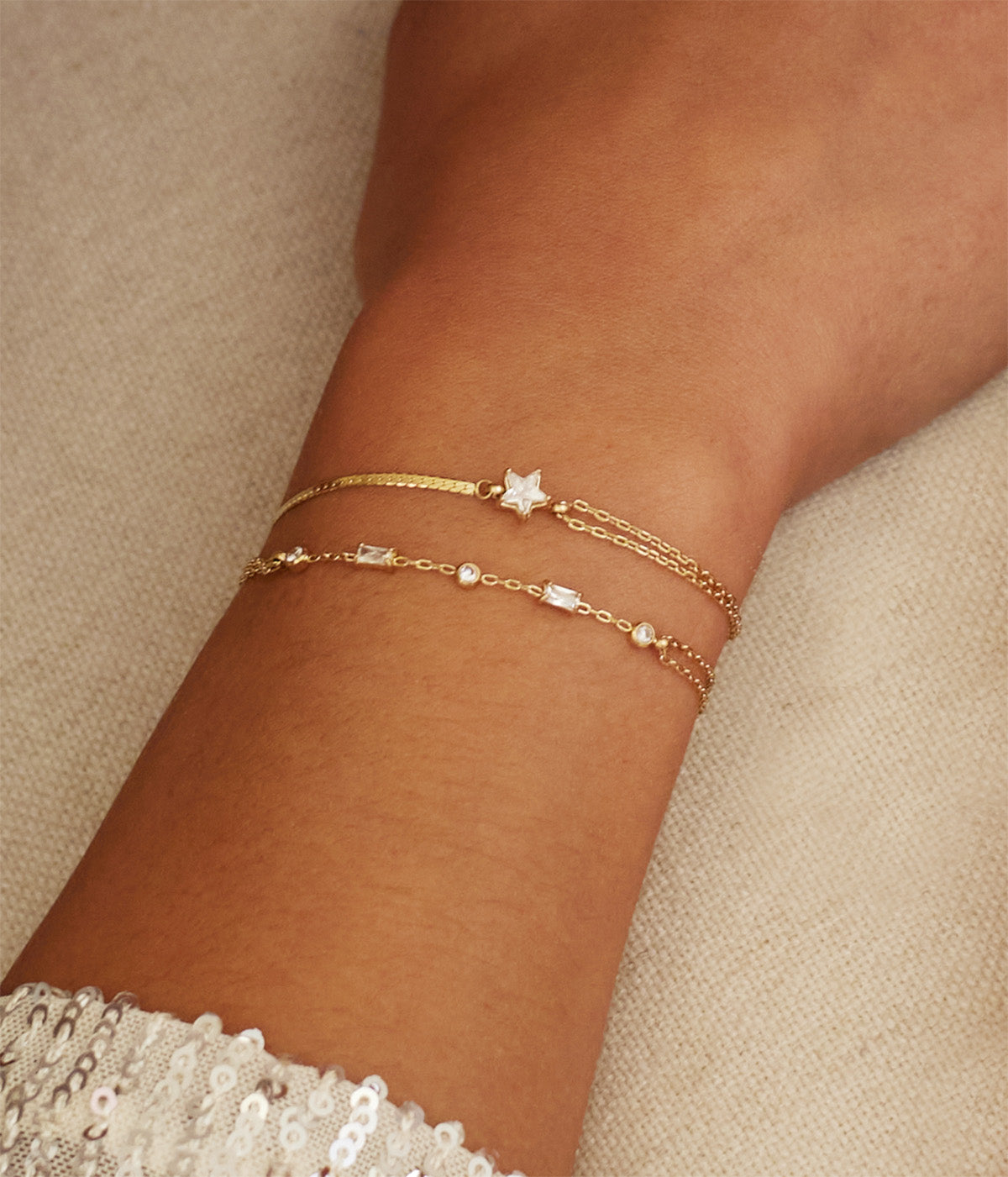 Bracelet Alaris (Acier doré)
