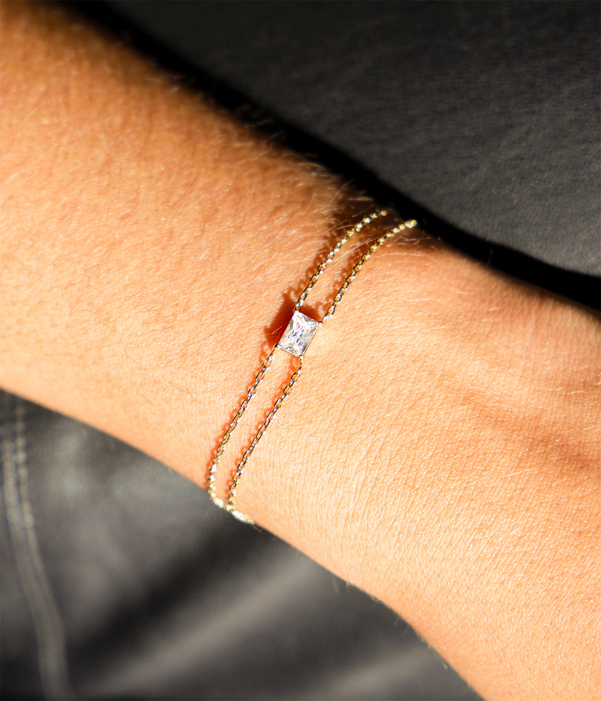 Bracelet Ariane (Acier doré)