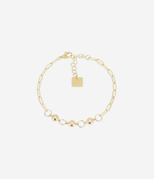 Bracelet Enia (Acier doré)