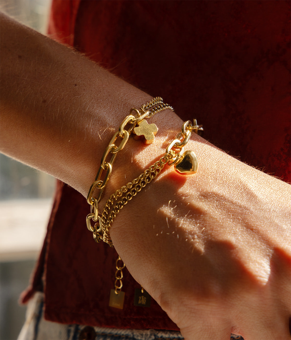 Bracelet Jika (Acier doré)