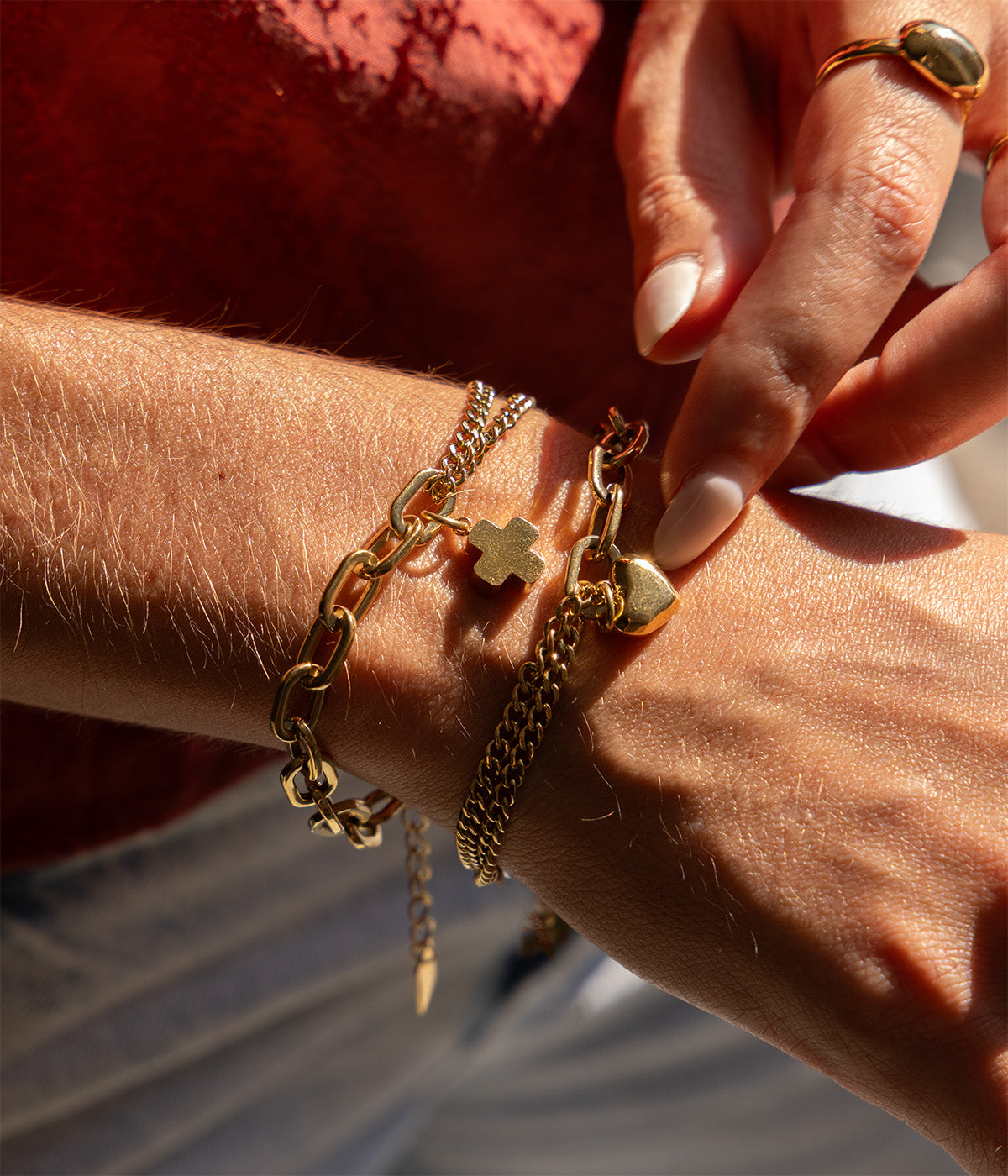 Bracelet Vita (Acier doré)
