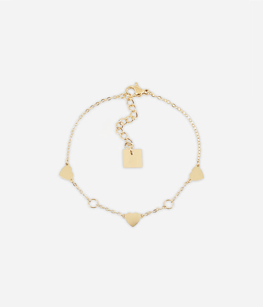 Bracelet Aphaia (Acier doré)