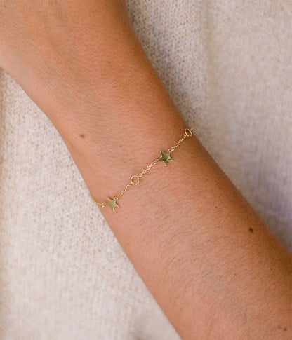 Bracelet Salma (Acier doré)