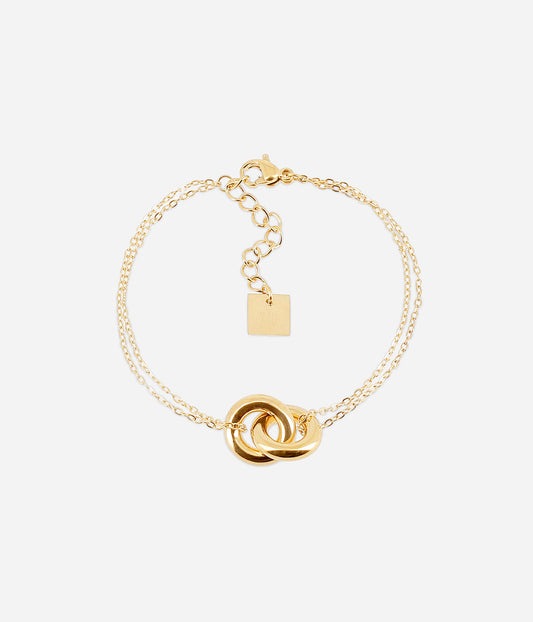 Bracelet Menti (Acier doré)