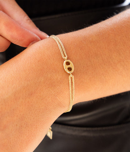 Bracelet Hena (Acier doré)