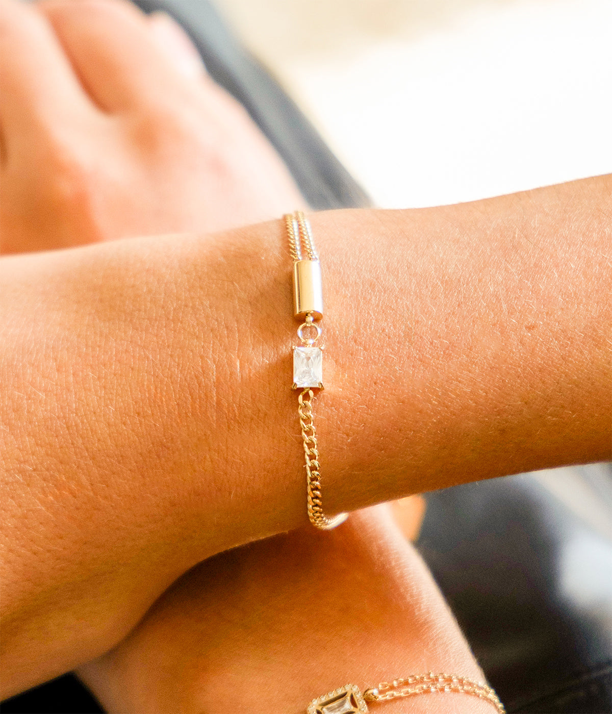 Bracelet Annaj (Acier doré)