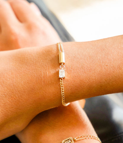 Bracelet Annaj (Acier doré)