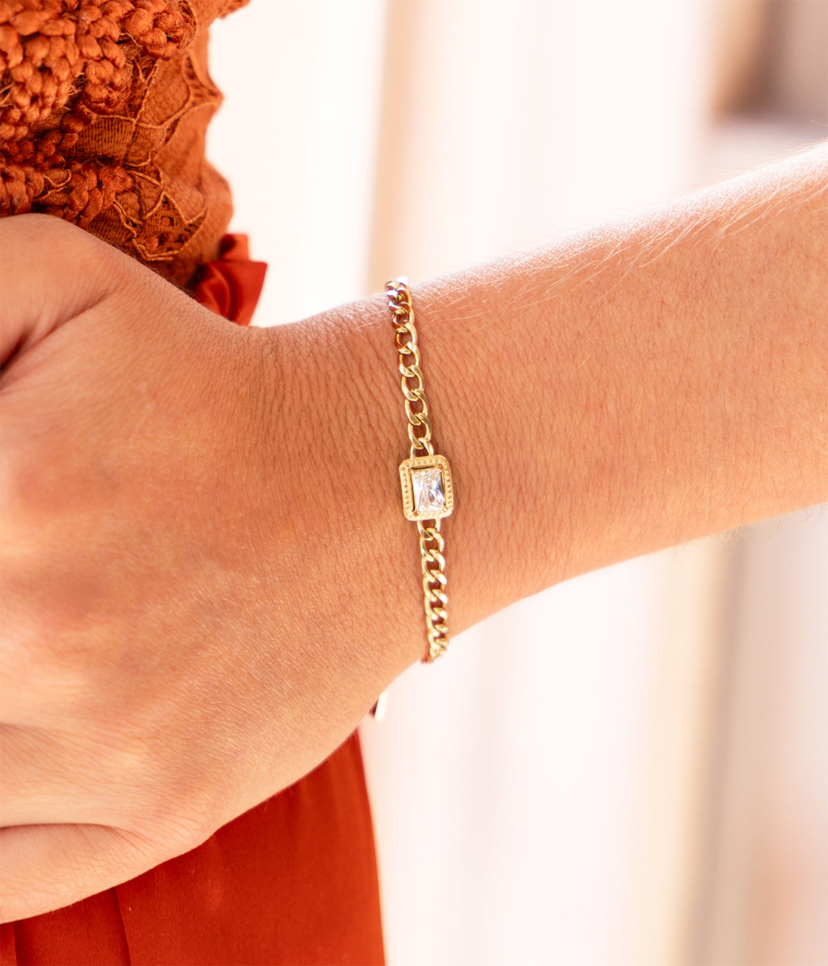 Bracelet Inara (Acier doré)