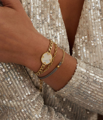 Bracelet Nuance (Acier doré)