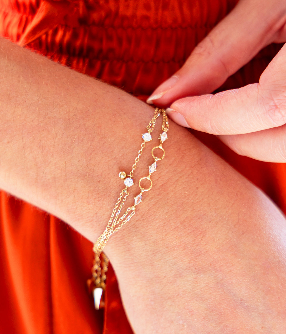 Bracelet Deneba (Acier doré)