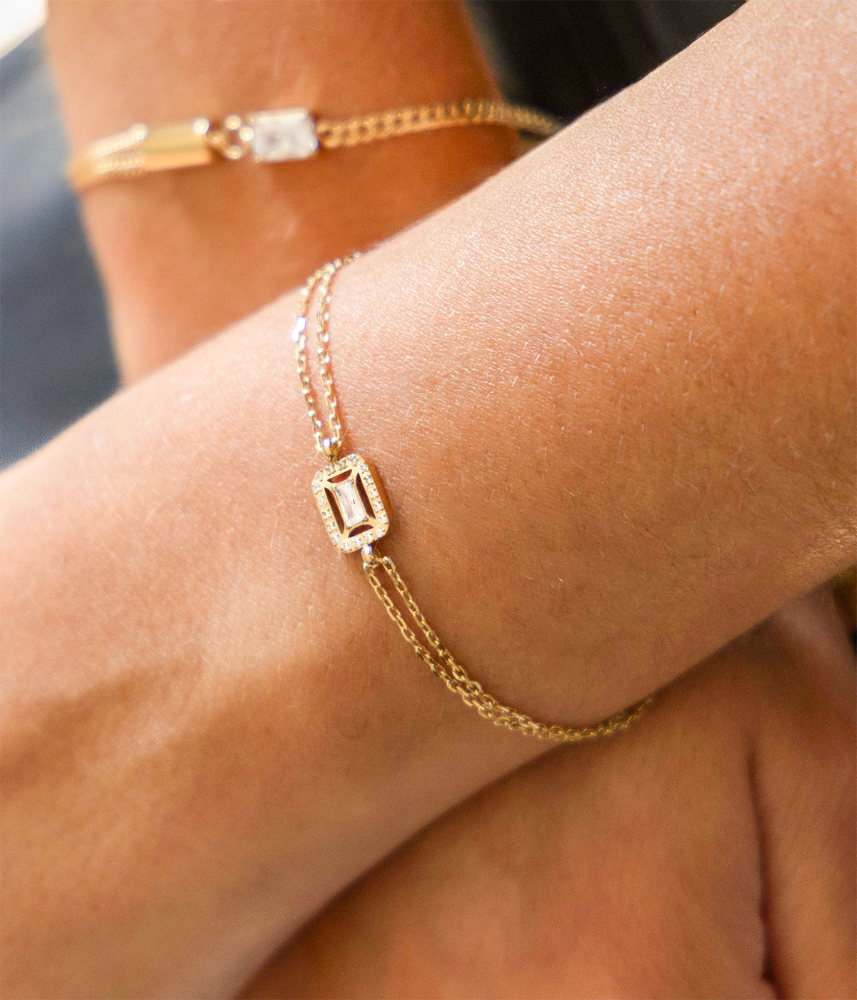 Bracelet Cerea (Acier doré)