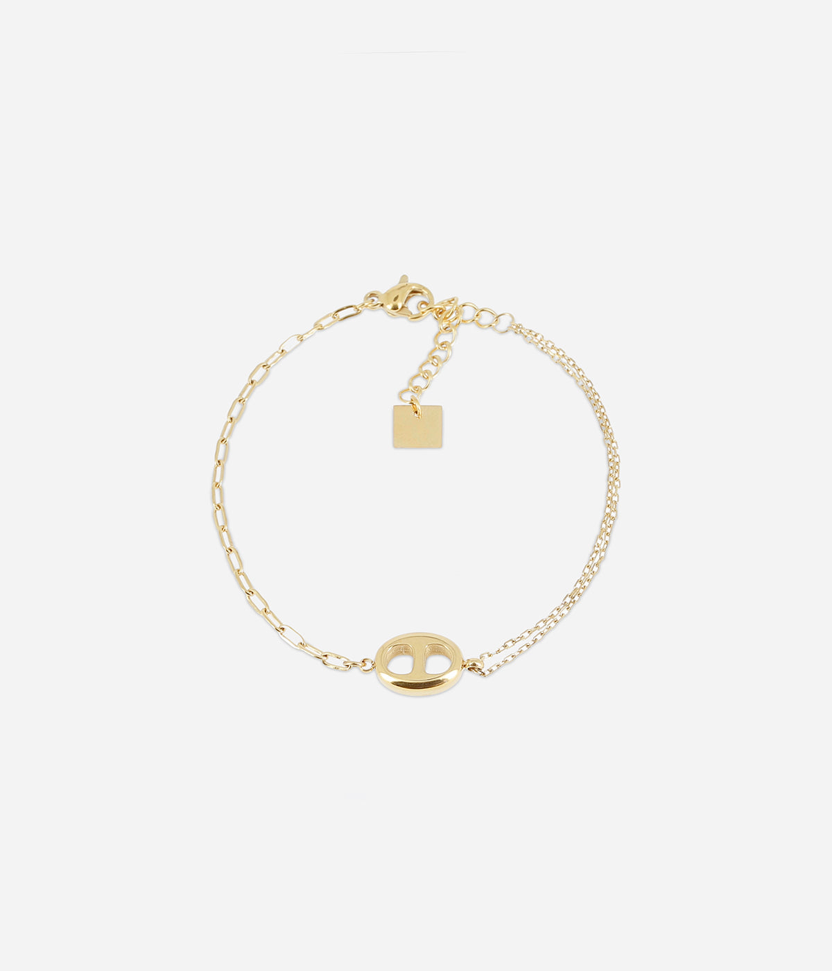 Bracelet Flint (Acier doré)