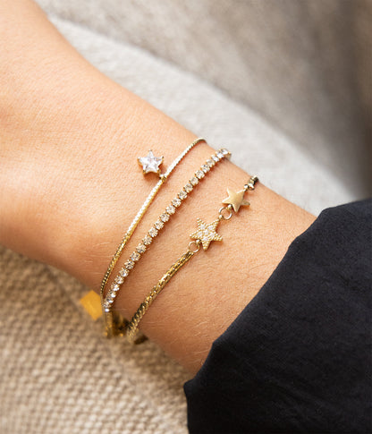 Bracelet Anaxes (Acier doré)