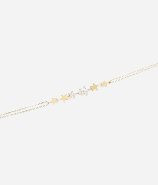 Bracelet Akiva (Acier doré)