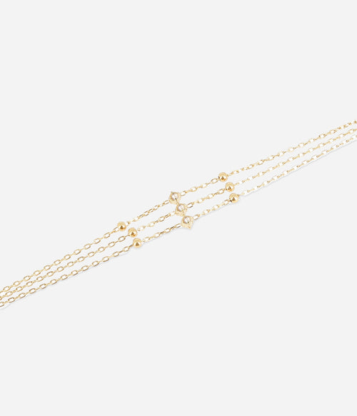 Bracelet Poseidon (Acier doré)