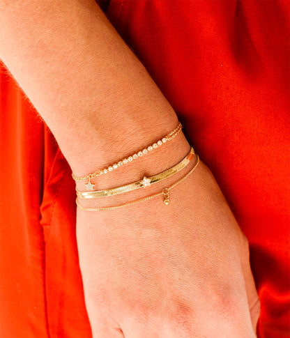 Bracelet Altora (Acier doré)