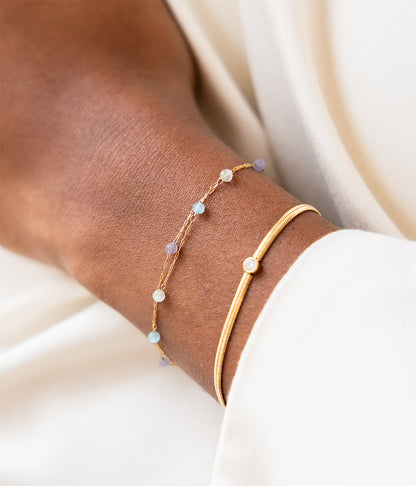 Bracelet Octavia (Acier doré)