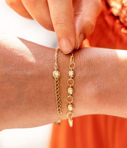 Bracelet Belenos (Acier doré)