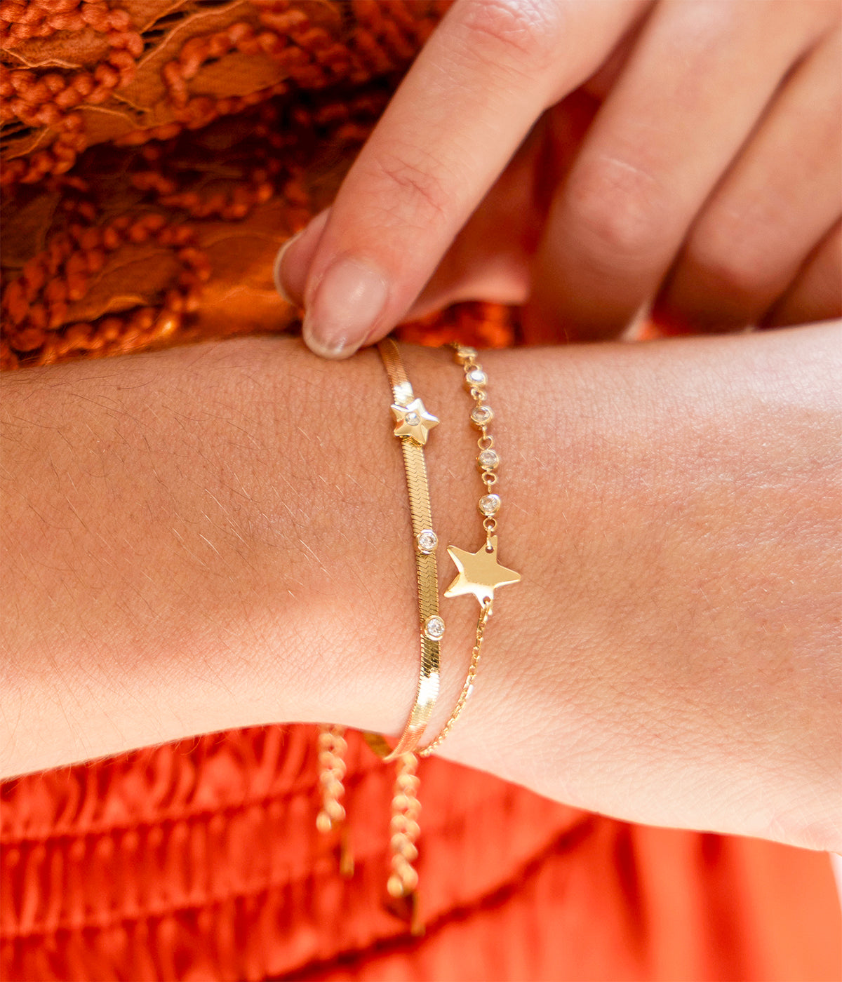 Bracelet Ilythe (Acier doré)