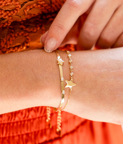Bracelet Ilythe (Acier doré)