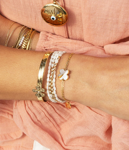 Bracelet Azzo (Acier doré)
