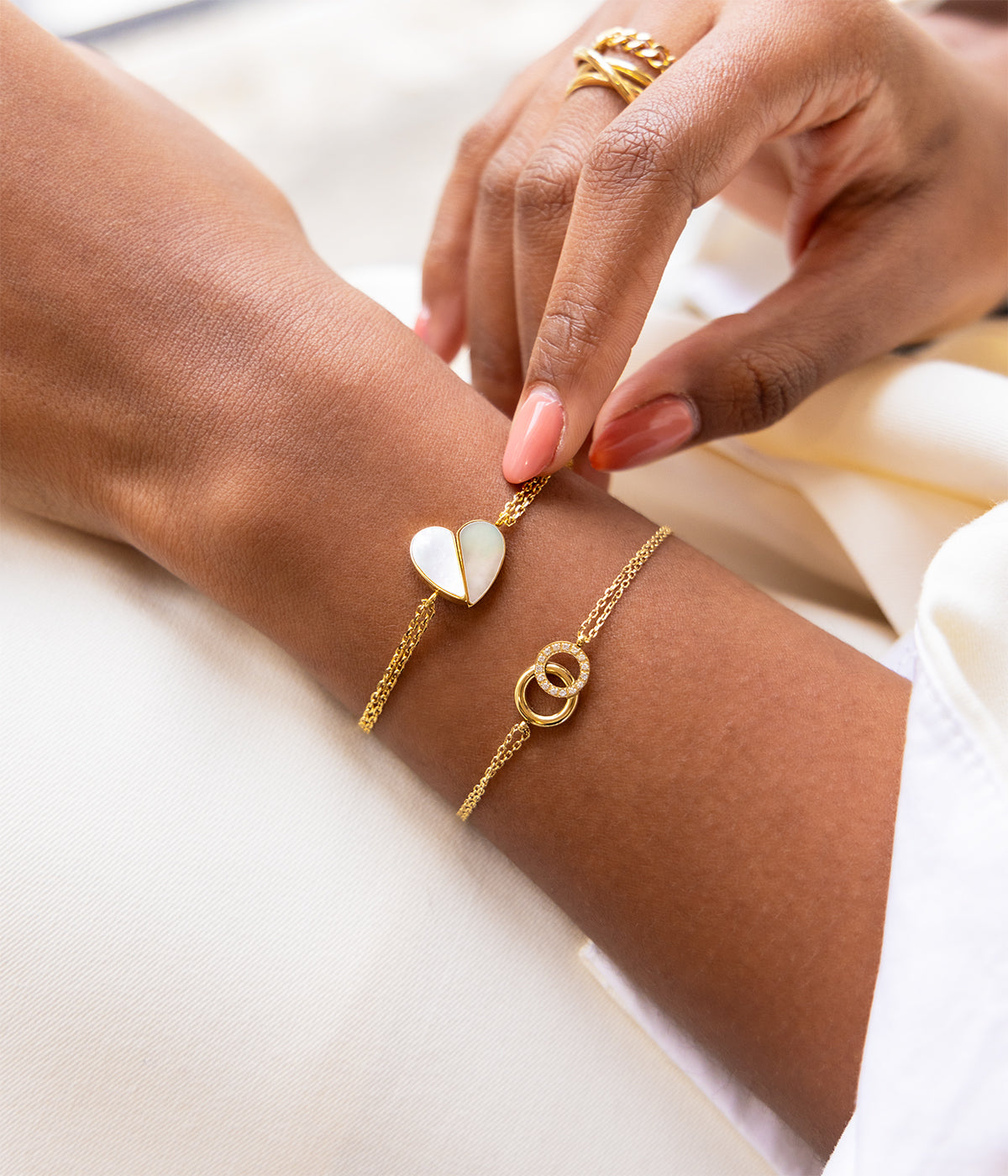 Bracelet Basilio (Acier doré)
